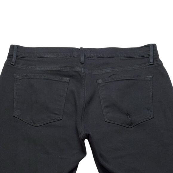 Reformation Linen Crop Pants - Size 10 - Black - Wide Leg Culottes - Nearly New - Picture 3 of 6